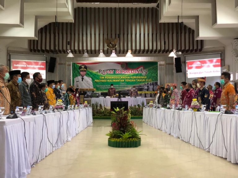 Wakil Bupati Kobar Hadiri Rakor Penanggulangan Kemiskinan Provinsi Kalteng Tahun 2020