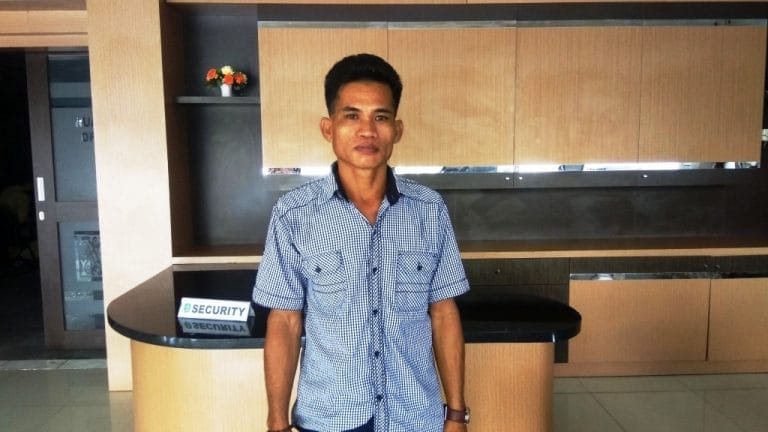 Ahmad Maulana, Kuasa Pendamping Warga Desa Tumbang Kalang saat berada di DPRD Kotim
