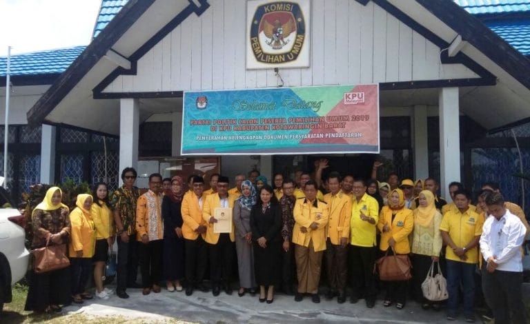 Golkar daftar pemilu 2019 ke Kantor KPU