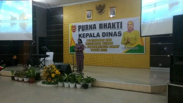 Bupati Kobar Hadiri Acara Pelepasan Purna Bhakti Kadis PKH