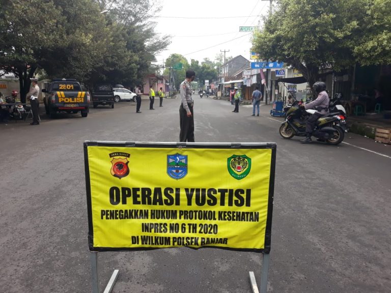 30 Orang Pelanggar Terjaring Operasi Yustisi Protokol Kesehatan
