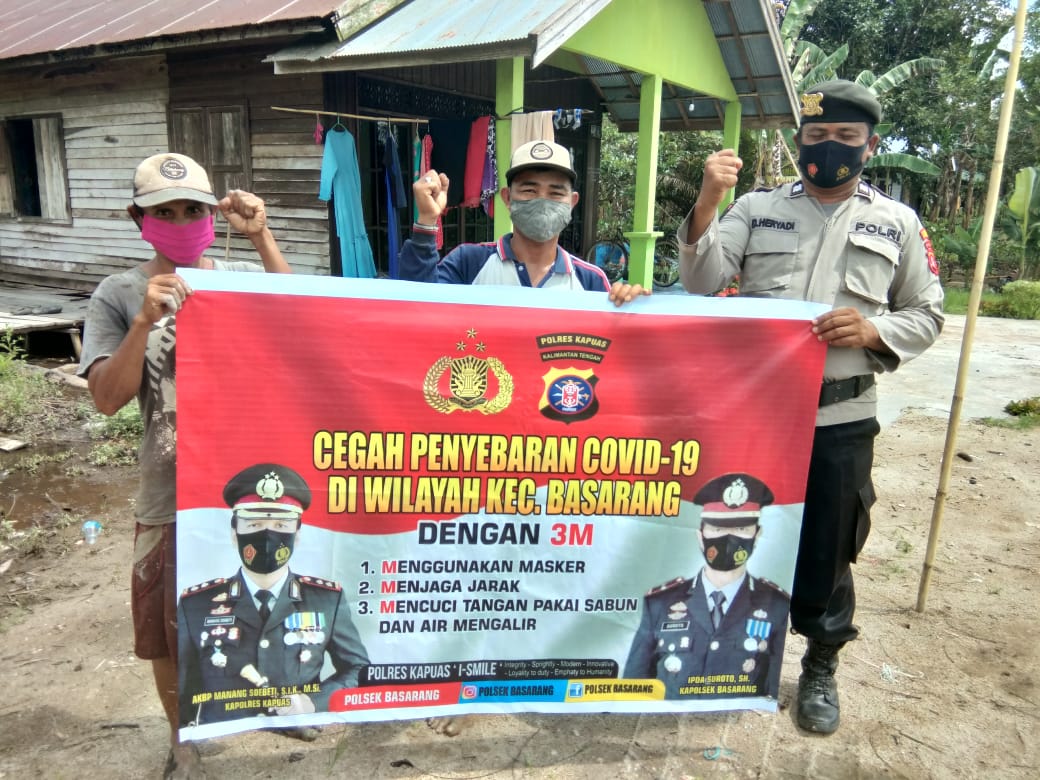 Anggota Polsek Basarang Imbau
