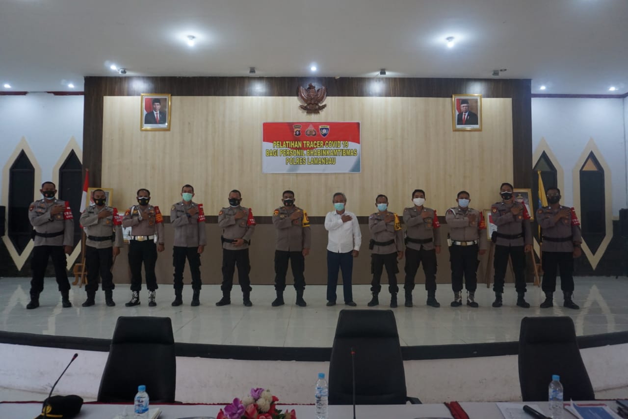 Bhabinkamtibmas Ikuti Pelatihan Tracer Covid 19