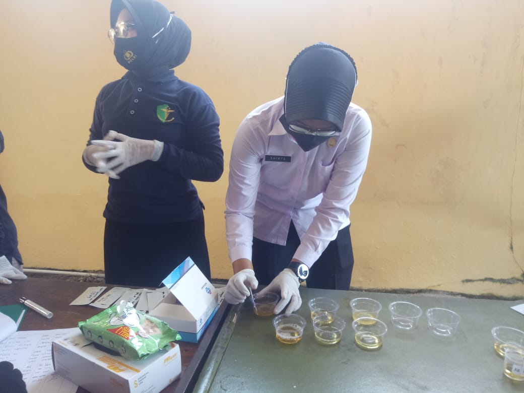 Cegah Penyalahgunaan Narkotia, Polres Kobar Gelar Tes Urine Untuk Anggota