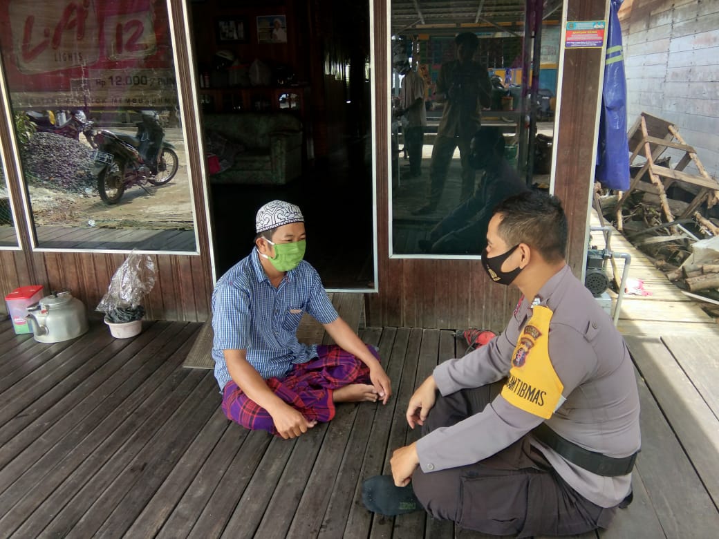 Ciptakan Situasi Kondusif, Brigadir Peldo Sambangi Warga di Wilayah Binaan