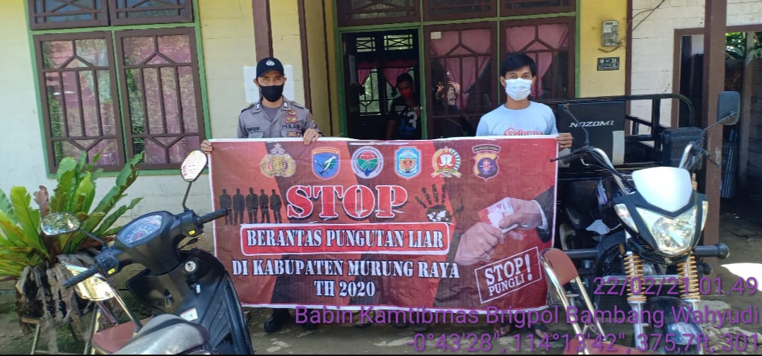Ciptakan Wilayah Bebas Pungli, Brigpol Bambang Sosialisasi Saber Pungli