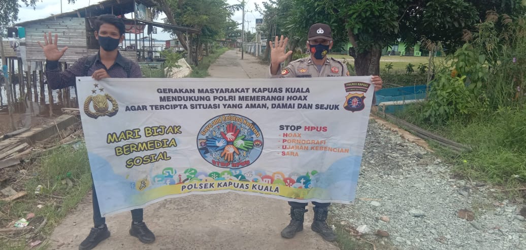 Deklarasi Anti H.P.U.S Di Wilayah Kec. Kapuas Kuala Oleh Polsek Kapuas Kuala