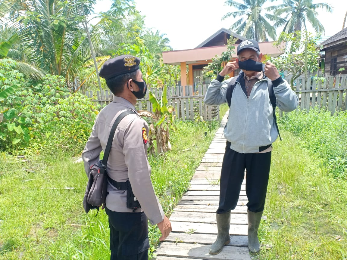 Giat Operasi Yustisi Pendisiplinan Oleh Polsek Mantangai di Kecamatan Mantangai