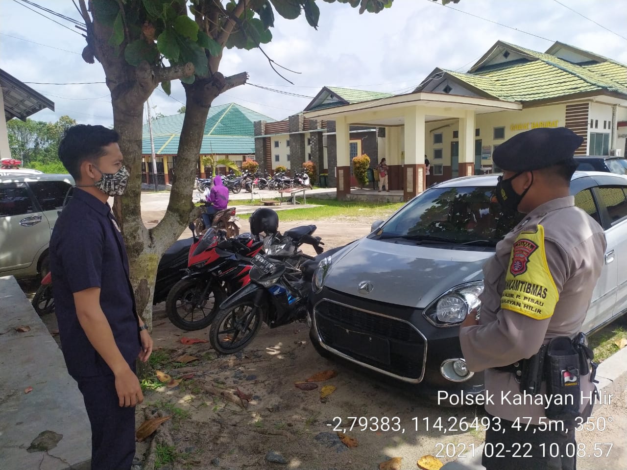 Hari Aktif Bekerja Anggota Polsek Kahayan Hilir Laksanakan Patroli Ke RSUD Pulang Pisau