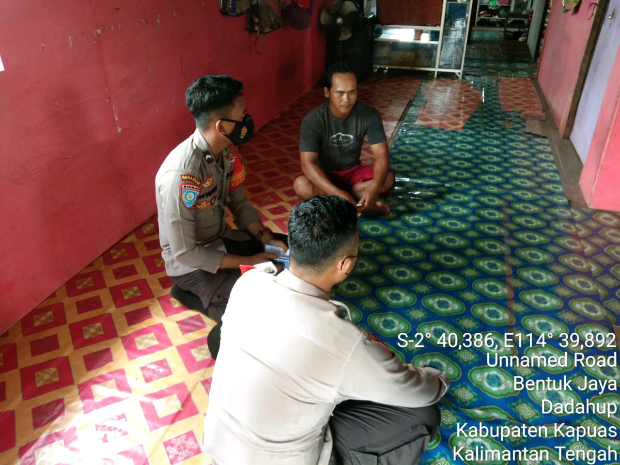 Jaga Silaturahmi, Bhabinkamtibmas Food Estate Sambangi Warga Binaan untuk Sampaikan Pesan Kamtibmas