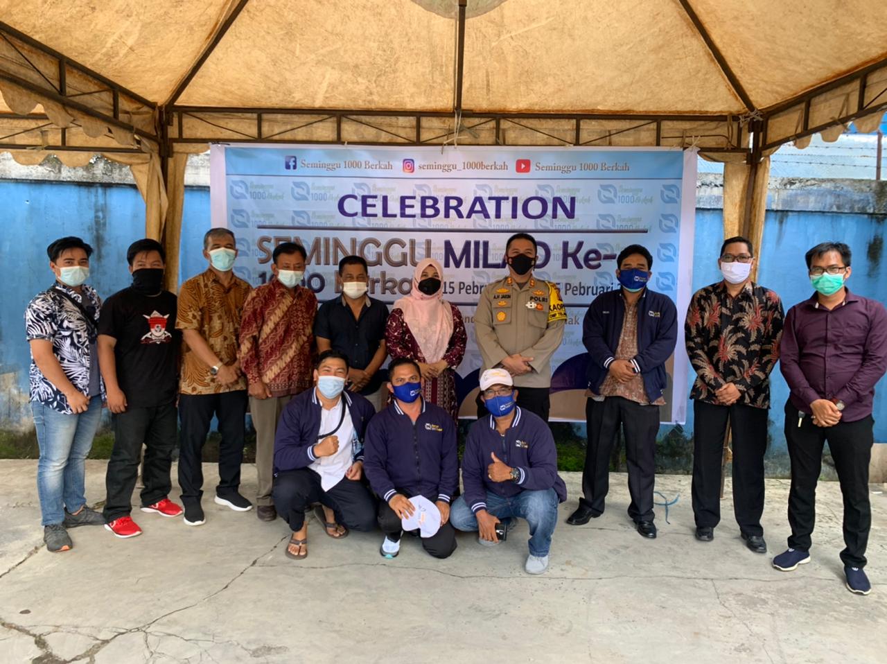 Kapolres Kotim Menghadiri Milad ke 2 Komunitas Seminggu 1000 Berkah