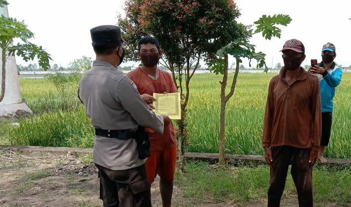 Kasat Binmas Polres Seruyan Sambang Desa Persil Raya di kab.Seruyan.