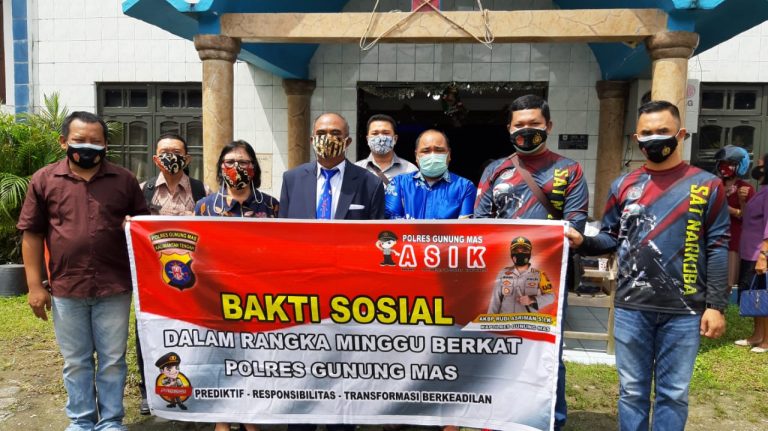 Kembali, Kasatresnarkoba Polres Berbagi dalam Minggu Berkat