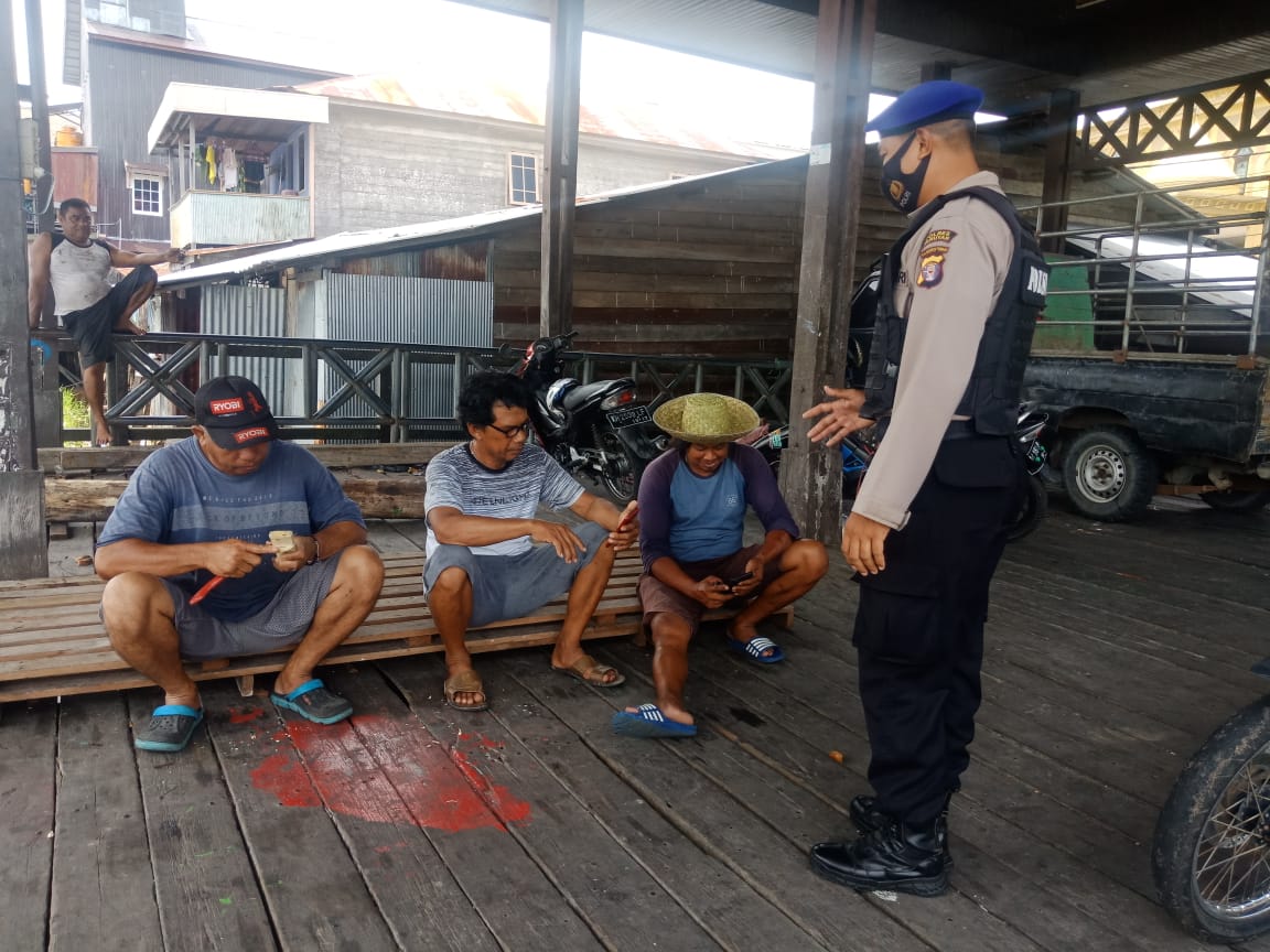 Patroli Dialogis Satpolairud Polres Seruyan Jadi Langkah Interaksi Polisi Dengan Masyarakat.