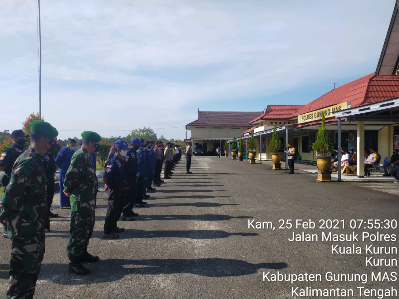 Polres Gumas Gelar Apel Sosialisasi Maklumat Kapolda Kalteng