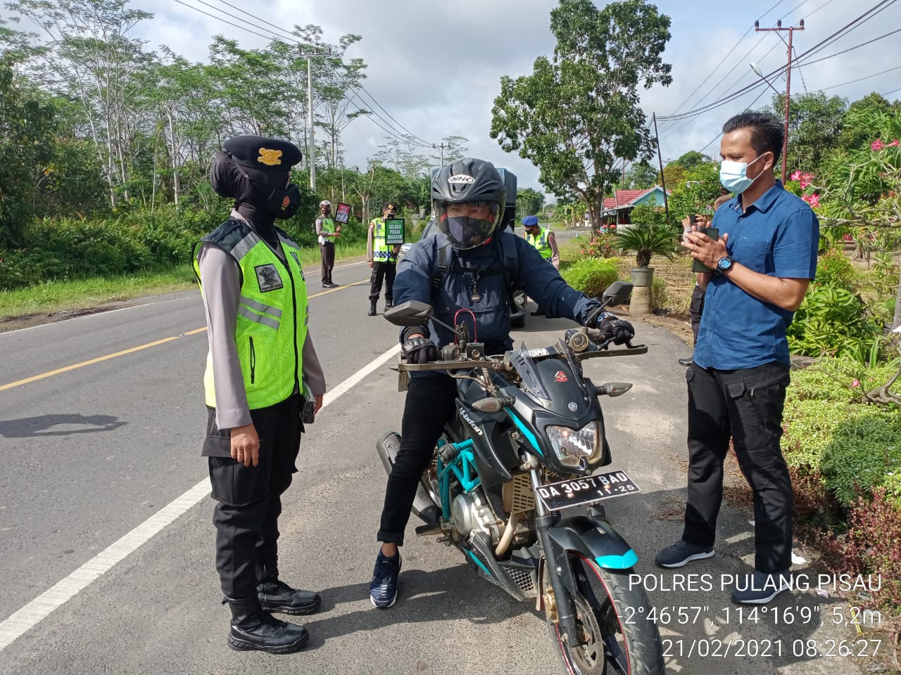 Polres Pulang Pisau Gelar Ops Yustisi di tengah Pandemi