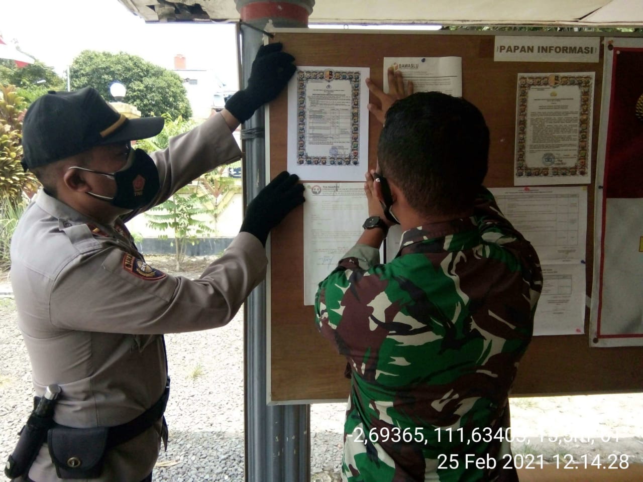 Polsek Arsel Cegah Karhutla Melalui Sosialisasi Imbauan Maklumat Kapolda Kalteng