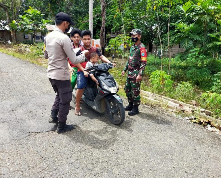 Polsek Awang Laksanakan Kegiatan Ops Yustisi