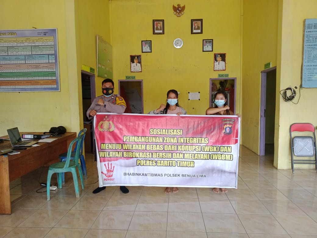 Polsek Benua Lima Sosialisasi Kampanye WBK