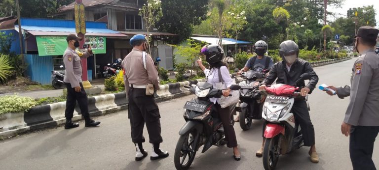 Polsek Dustim Laksanakan Kegiatan Ops Yustisi