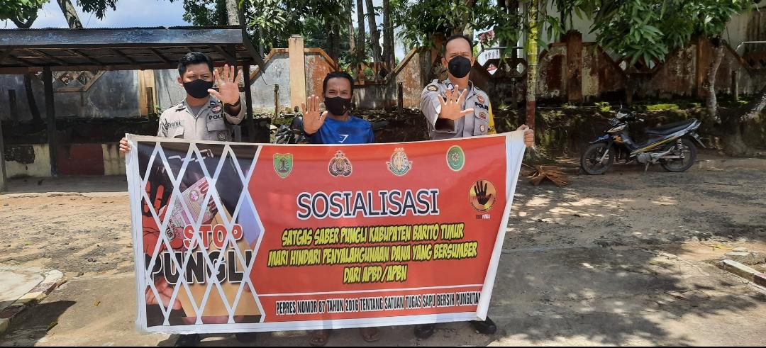 Polsek Dustim Sosialisasikan Saber Pungli
