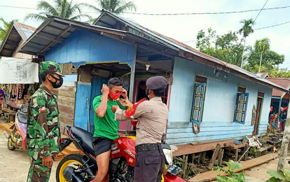 Polsek Dusut Bersama Satgas