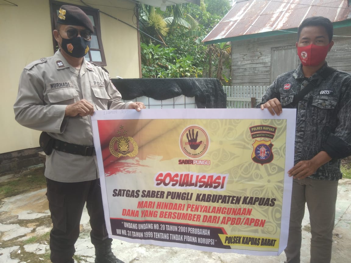 Polsek Kapuas Barat Himbau Pungli Kepada Warganya