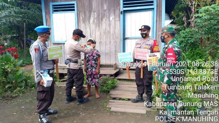 Polsek Manuhing Kembali Laksanakan Kegiatan PPKM Berskala Mikro