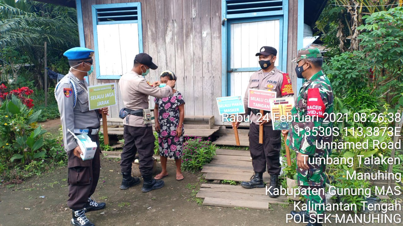 Polsek Manuhing Kembali Laksanakan Kegiatan PPKM Berskala Mikro