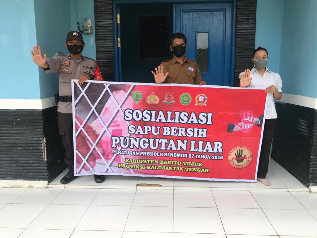 Polsek Patangkep Tutui Gencar Lakukan Sosialisasi Saber Pungli