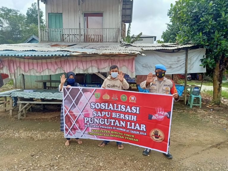 Polsek Patangkep Tutui Gencar Lakukan Sosialisasi Saber Pungli