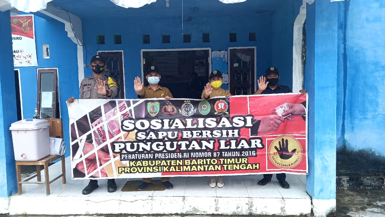 Polsek Pematang Karau Sosialisasi Saber Pungli Kepada Masyarakat