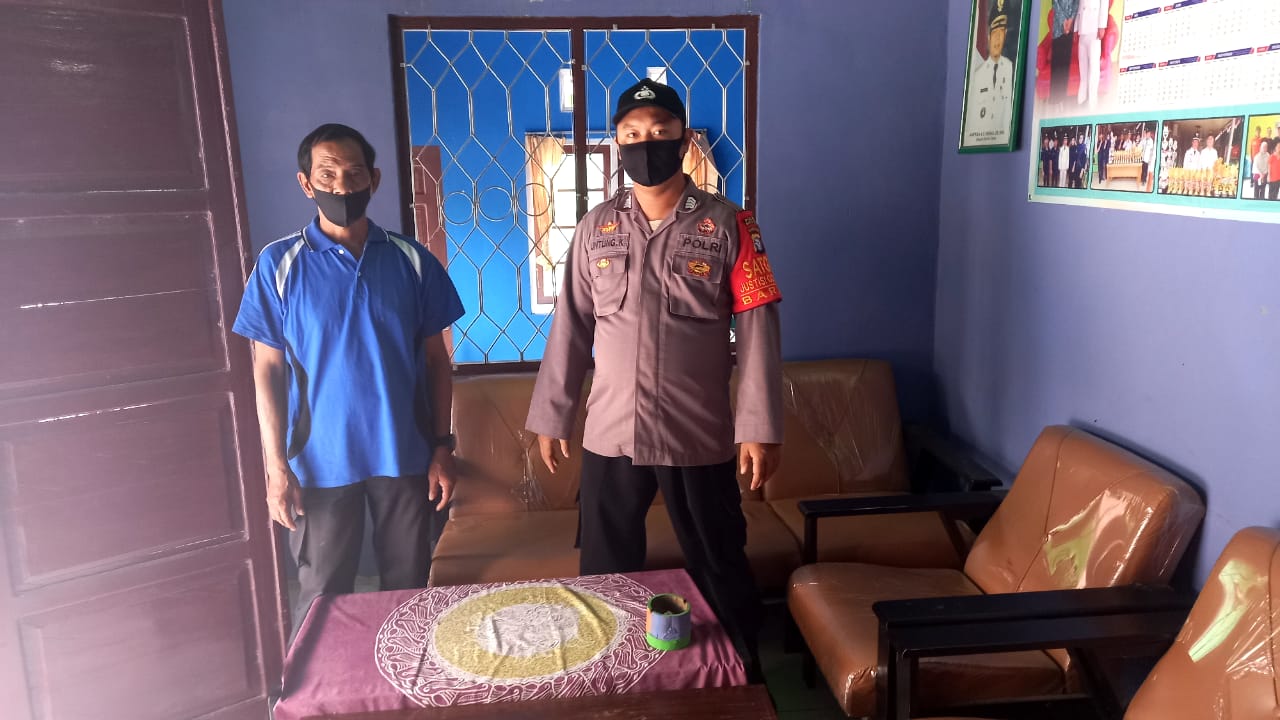 Polsek Pematang Karau laksanakan Sambang Warga Desa Bambulung