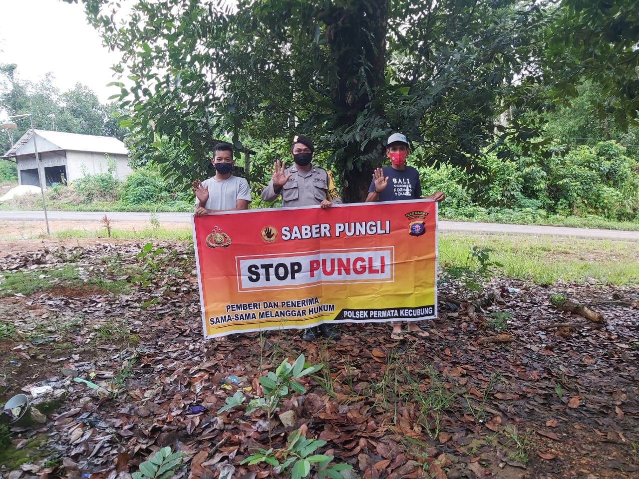 Polsek Permata Kecubung Laksanakan Sambang dan Sosialisasi Saber Pungli