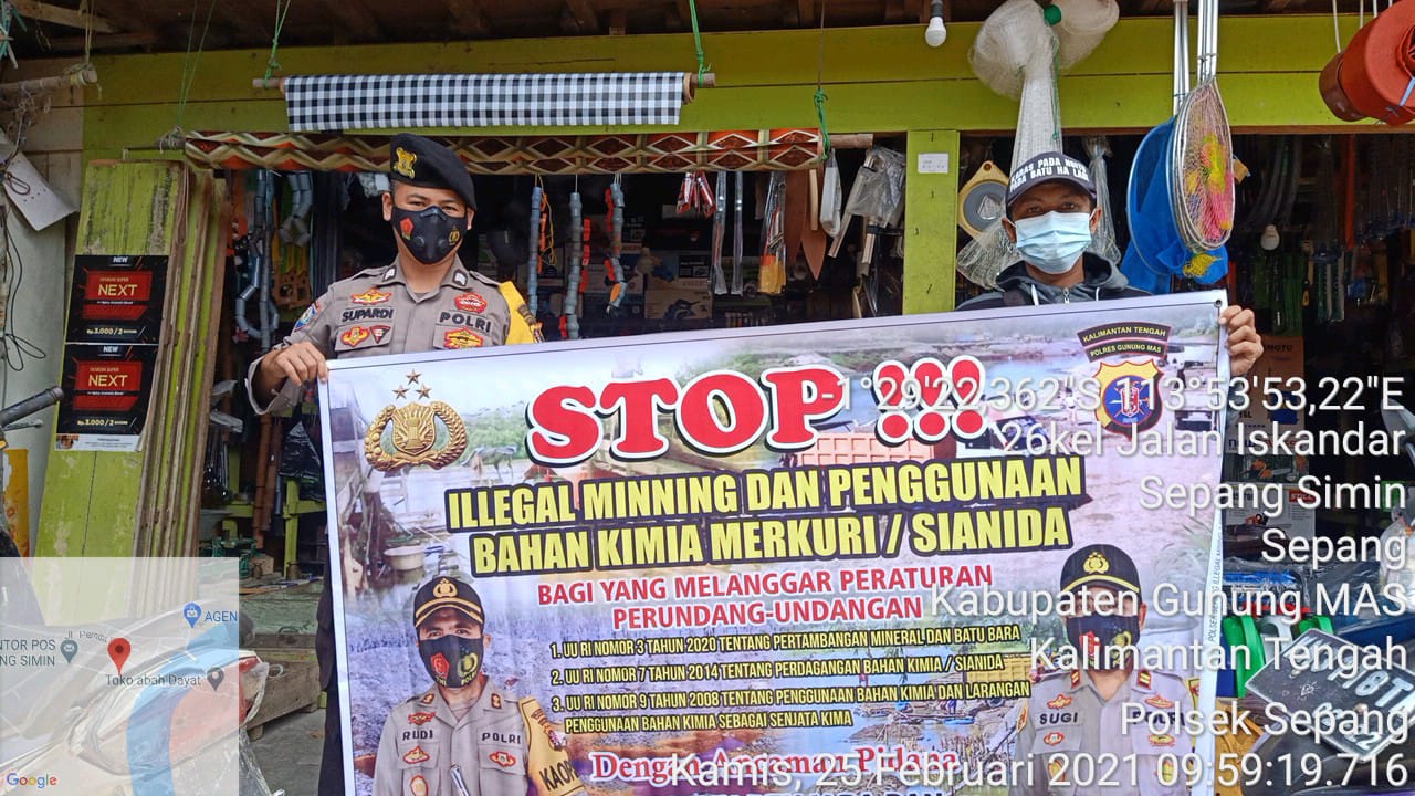 Polsek Sepang Secara Rutin Berikan Sosialisasi Ilegal Mining