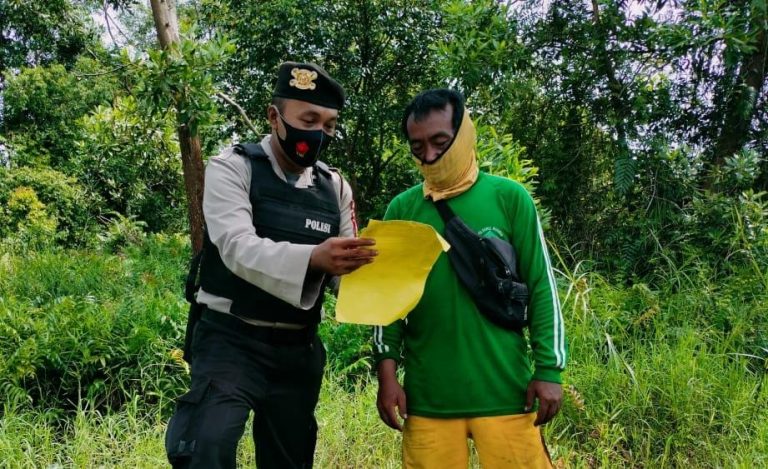 Polsek Seruyan Hilir Tingkatkan Patroli dan Sosialisasi Terhadap Masyarakat Tentang Karhutla