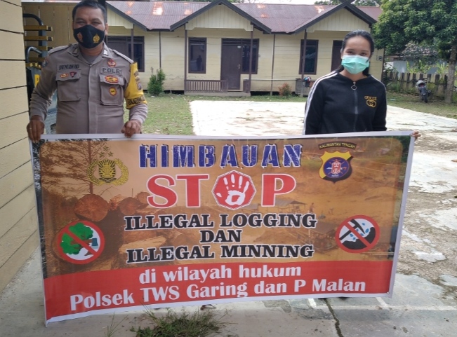Polsek TWS Garing Selalu Imbau Warganya Tidak Melakukan Praktek Ilegal