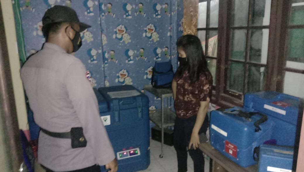 Puskesmas Pangkoh Menjadi Sasaran Patroli Malam Polsek Pandih Batu