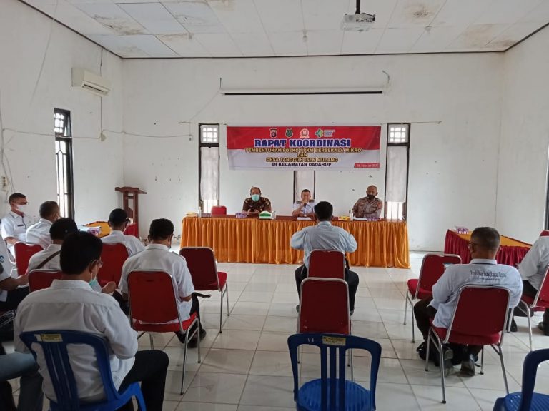 Rapat Kordinasi Pembentukan Posko PPKM
