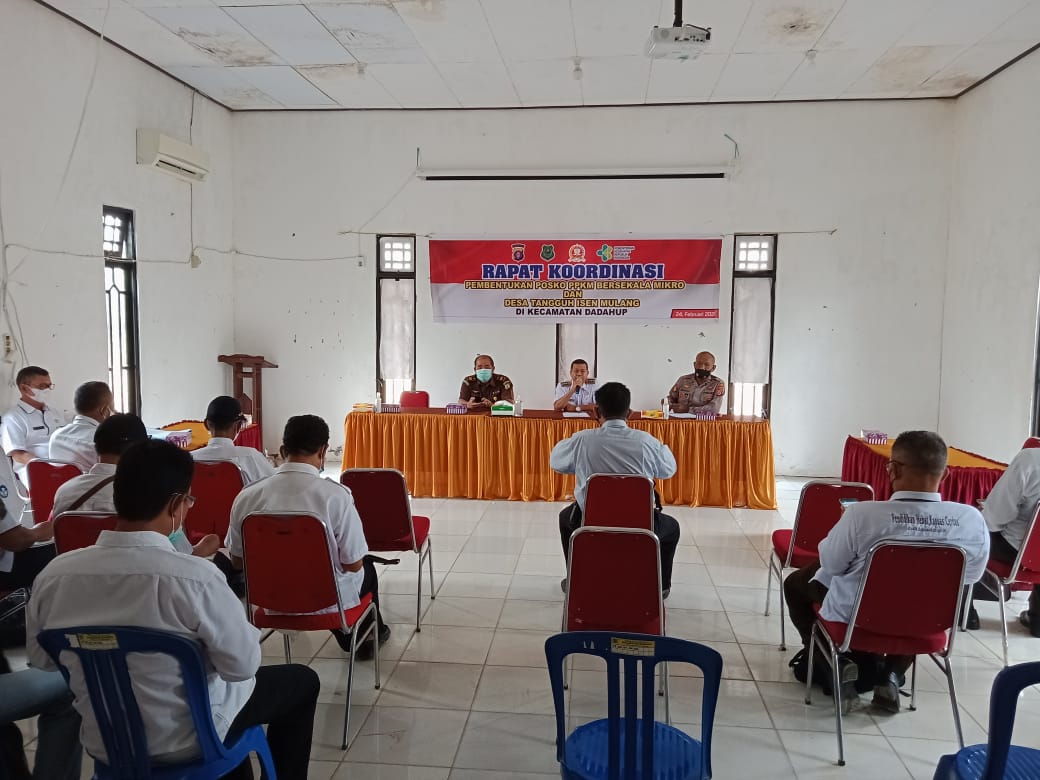 Rapat Kordinasi Pembentukan Posko PPKM