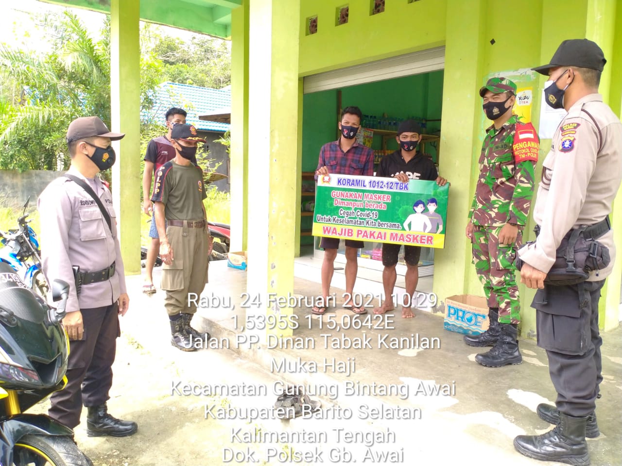 Sambil Berbagi Masker, Satgas Yustisi