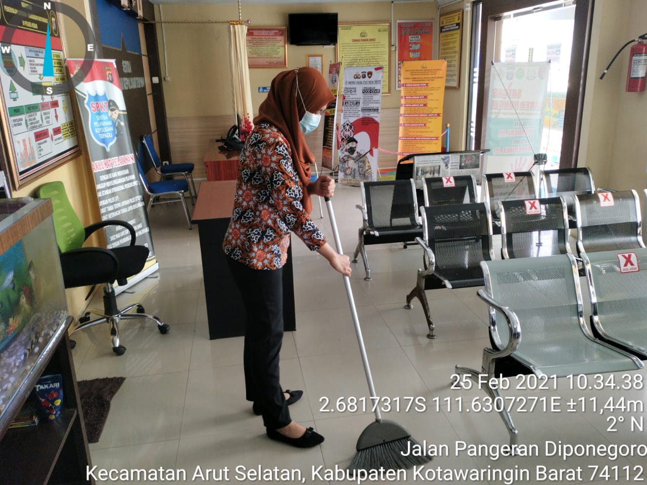 Sebelum Pelayanan Spkt Polres Kobar Melaksanakan Kurve