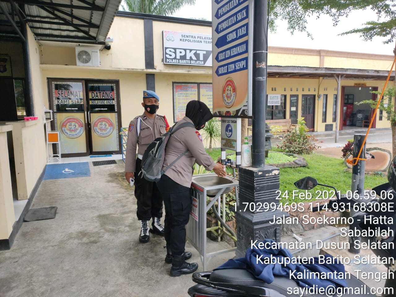 Sipropam Polres Barsel Rutin Tegakkan Prokes di Lingkungan Internal, Cegah Penyebaran Covid-19