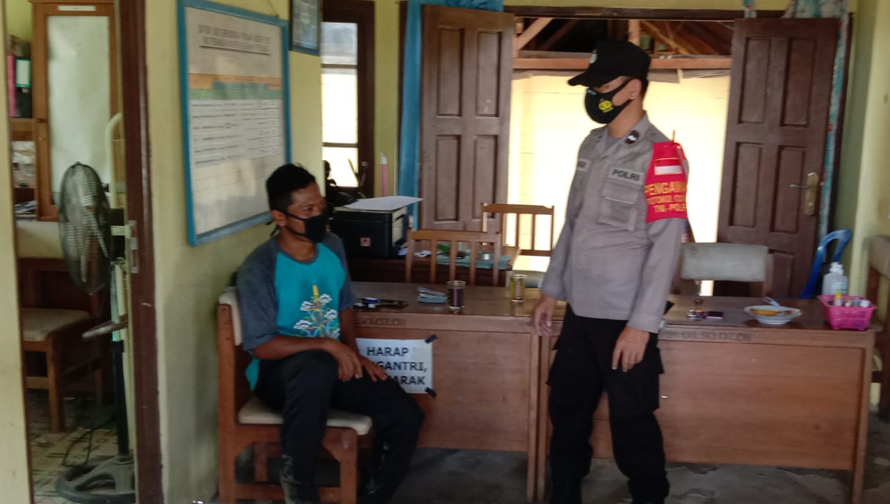 Sosialisasikan Sanksi Perbup Barsel No 23 Tahun 2020,