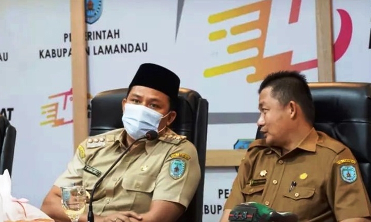 bupati hendra lesmana ikuti rakor bersama mendagri