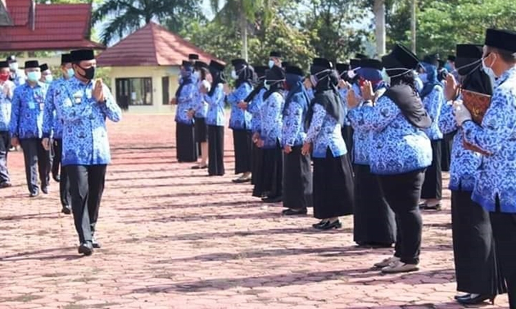 bupati hendra lesmana sapa asn di lingkungan pemkab lamandau