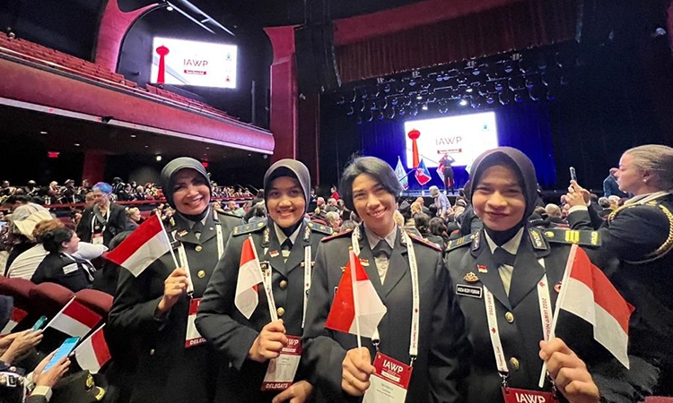 wakapolres lamandau menjadi delegasi IAWP 2022