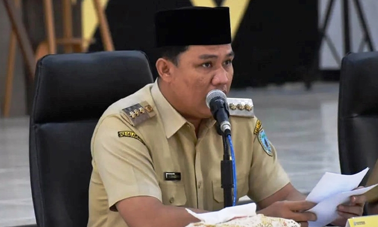 bupati hendra lesmana pimpin rakor bersama tpid kabupaten lamandau