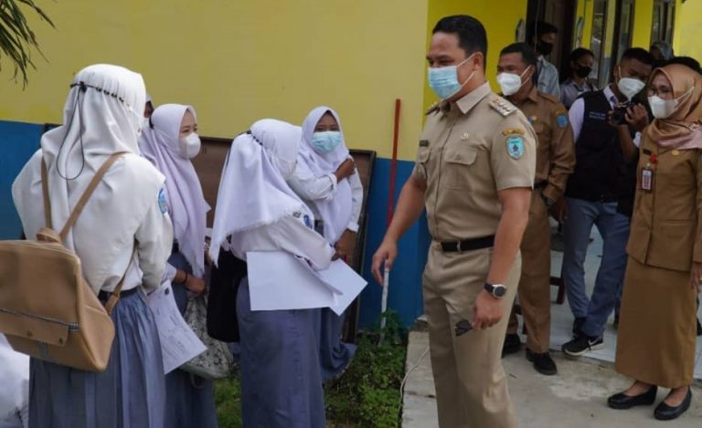 bupati hendra lesmana kunker ke smkn 1 bulik