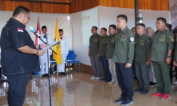 pengurus perbakin lamandau masa bakti 2022 2026 dilantik
